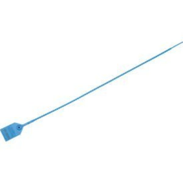 Cambridge Security Seals Global Industrial· Adjustable Plastic Truck Seal, 18"L, Med Blue, 100/Pack HPT13279